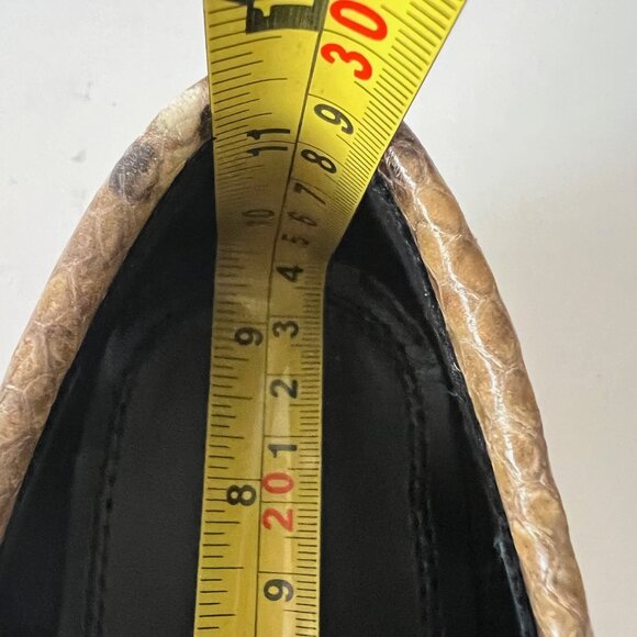 NEW Zara Animal Print 100% Leather Snakeskin Loafers, Size EU 37 - Picture 14 of 16